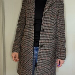 Lauren Ralph Lauren plaid Pea coat size 2